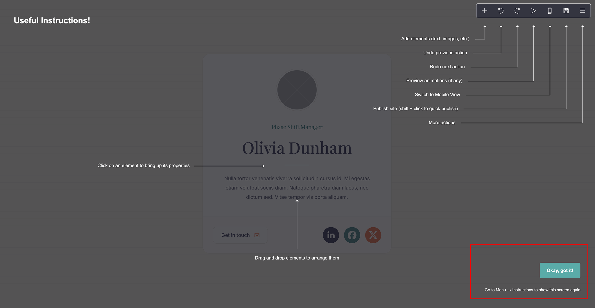 överlagringsinstruktioner